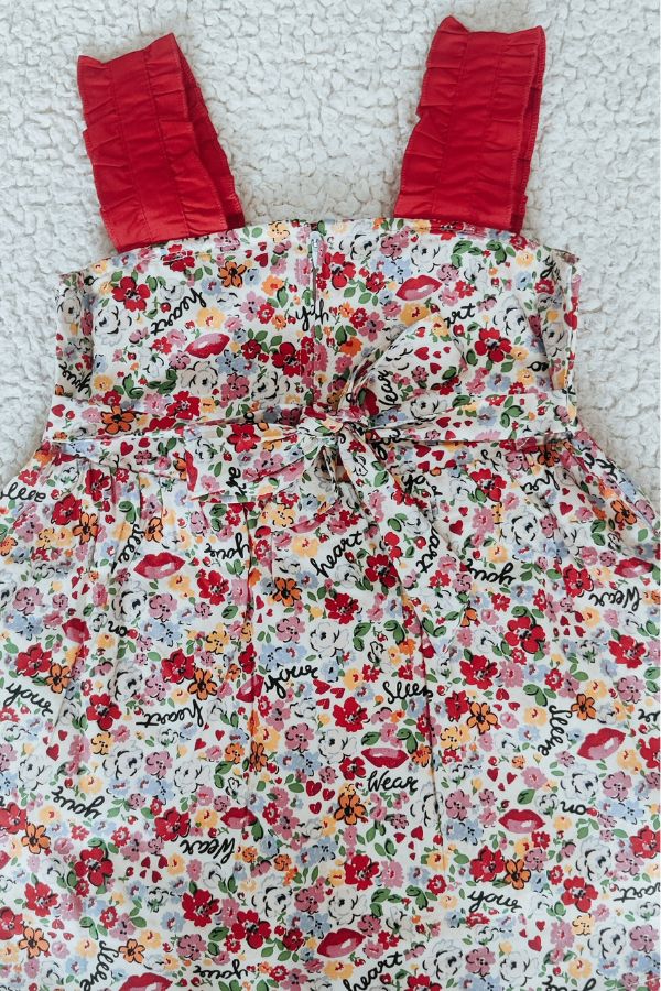 Red Bow Summer Frock