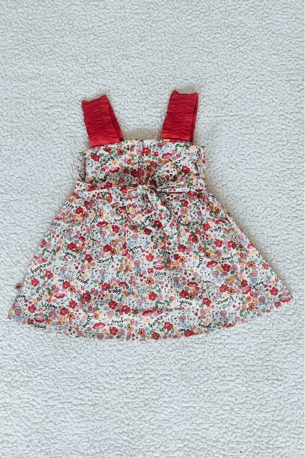 Red Bow Summer Frock