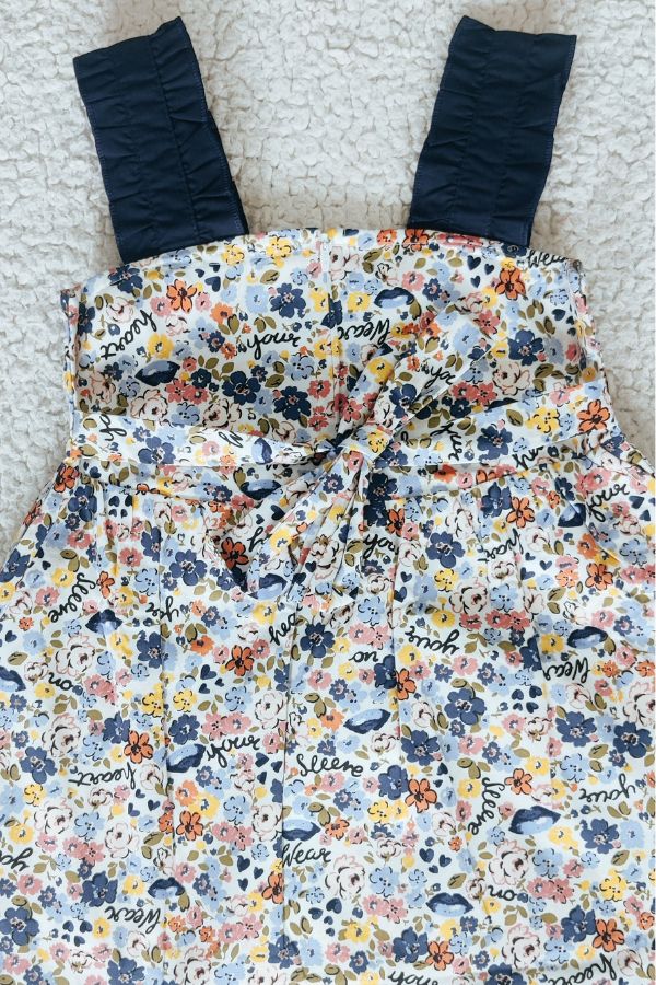 Blue Bow Summer Frock